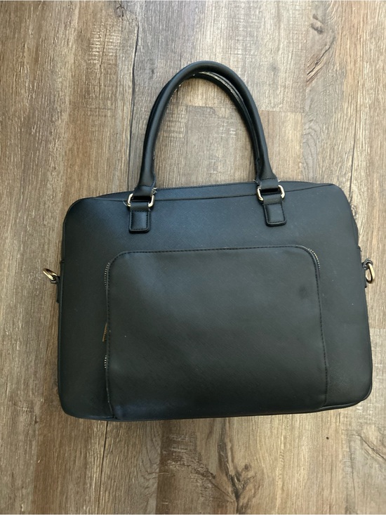 Handbags - Black Laptop Briefcase - Sleek Professional Work Bag